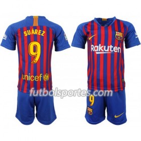 Camisetas FC Barcelona Suarez 9 Niño Primera Equipacion 2018/2019